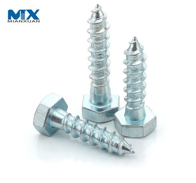 Tornillos autorroscantes de cabeza hexagonal de acero inoxidable