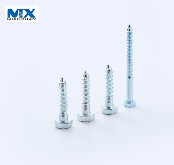 Tornillos autorroscantes de cabeza hexagonal de acero inoxidable