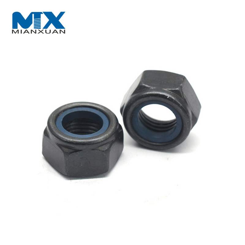 Original Acero inoxidable Ss 304 316 A2 A4 tuerca hexagonal de inserción de nailon grueso DIN982 M8