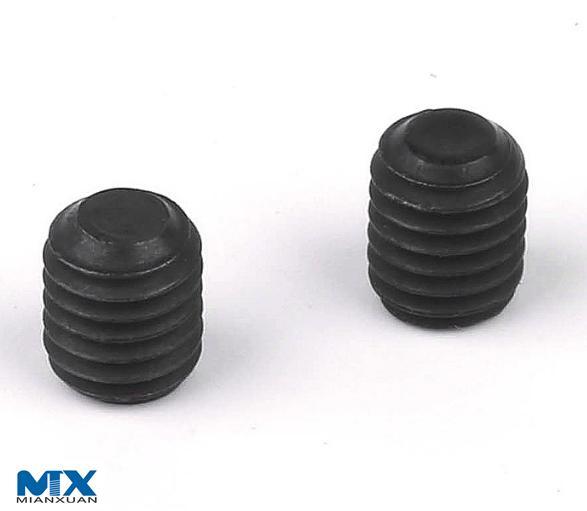 Tornillos de fijación hexagonales con punta plana
