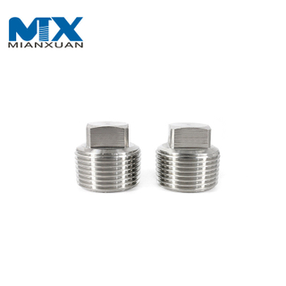 Tapones de tubo de cabeza hexagonal de rosca cónica DIN909 con alta calidad
