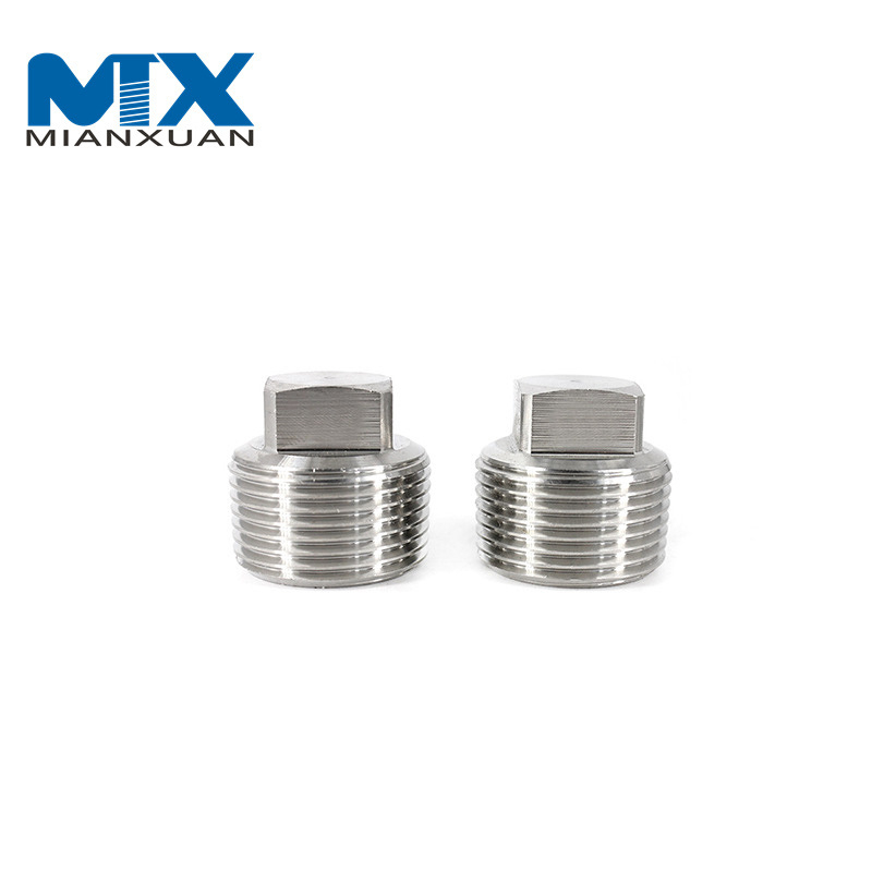 Tapones de tubo de cabeza hexagonal de rosca cónica DIN909 con alta calidad