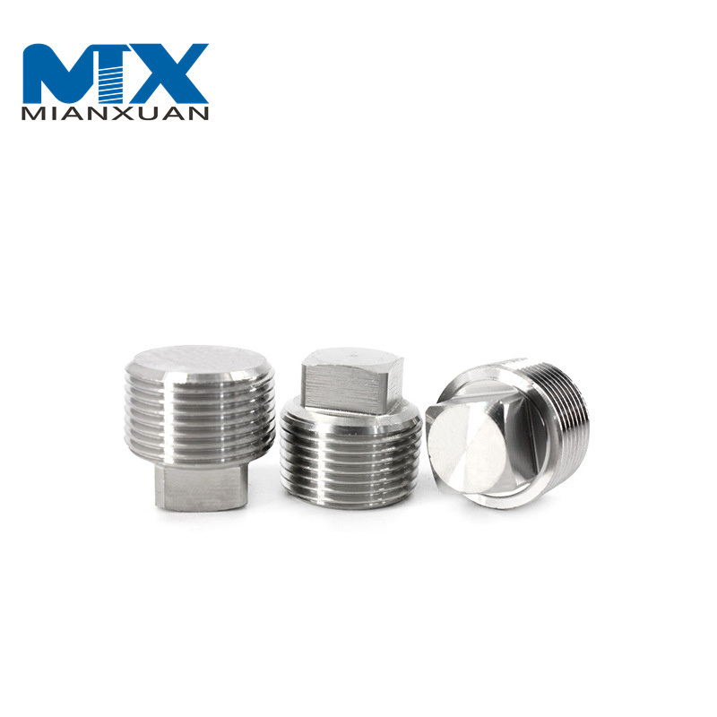 Tapones de tubo de cabeza hexagonal de rosca cónica DIN909 con alta calidad