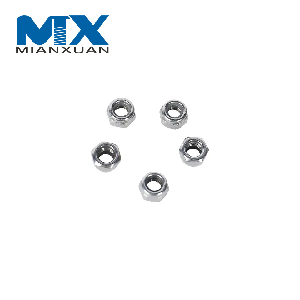 DIN982 Tipo de torsión predominante Tuercas hexagonales Tipo pesado con nailon