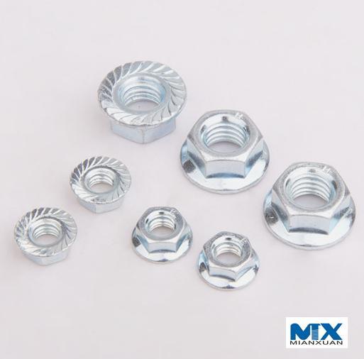 Tuercas hexagonales con brida Serie en pulgadas