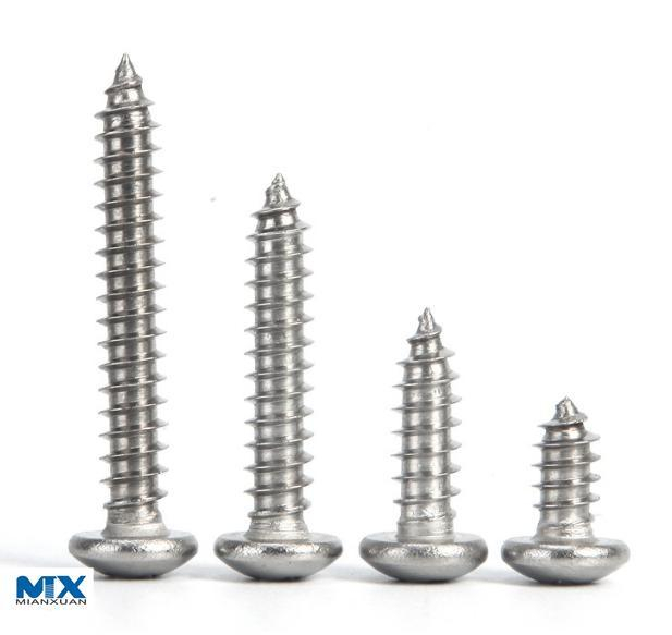 Tornillos de rosca de cabeza redonda empotrados de pH de acero inoxidable