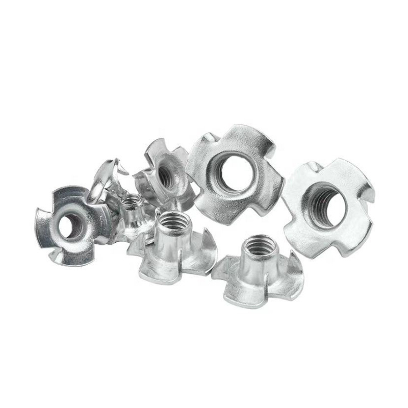Tuercas en T/de cuatro garras para construcción