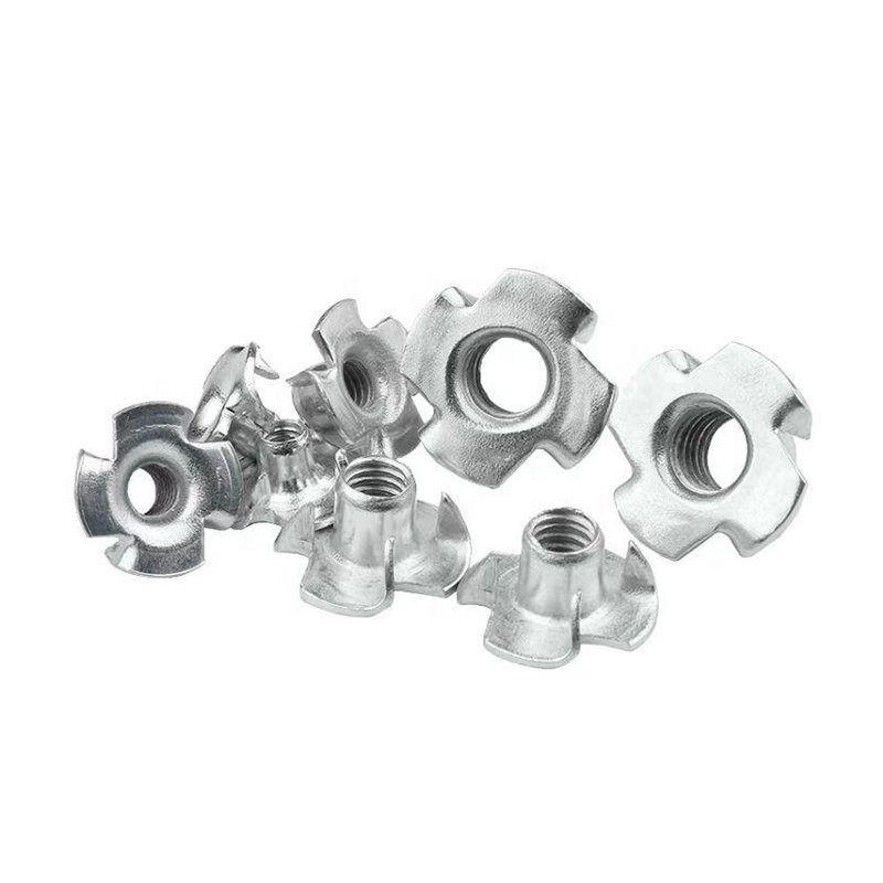 Tuercas en T/de cuatro garras para construcción