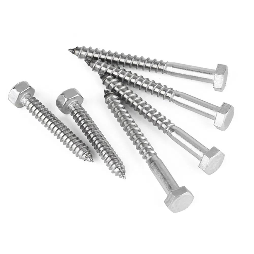 Tornillo para madera de acero inoxidable
